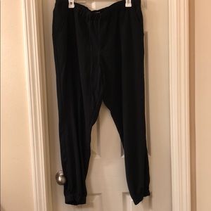 Black dressy jogger pants